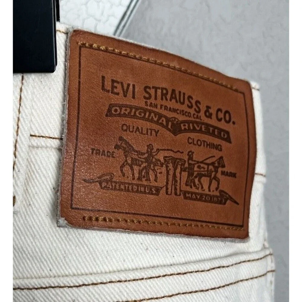 NWT! Deadstock Vtg 1980's Levi's For Men 38X30 Two Horse Jeans Leather Tab